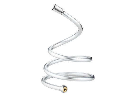 Leyou Silver PVC Shower Hose, Selang Shower Tekanan Tinggi 150cm 1/2 Konektor
