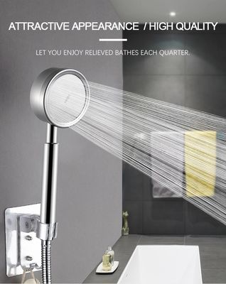 SUS 304 Hand Held Shower Nozzle, Blister 0.3mm Bath Shower Spray