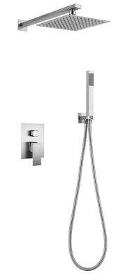 Faucet Shower Curah Hujan Logam Set 0.4-0.6MPA Untuk Kamar Mandi Villa XUYA